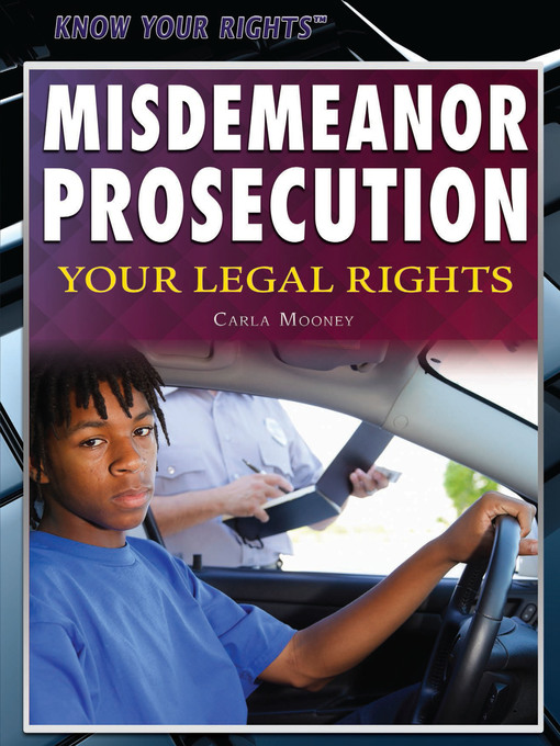 Title details for Misdemeanor Prosecution by Carla Mooney - Available